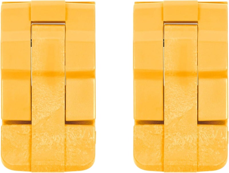 2 Pelican Yellow Replacement Double Throw Medium Latches. Fits Protector Series.